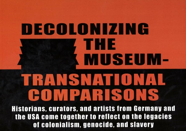 Poster for Decolonizing the Museum