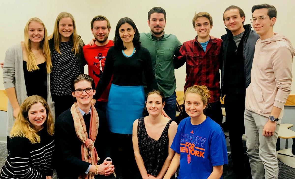 Maura Quinn (second from right in front row) during GERM 250 "Green Germany"