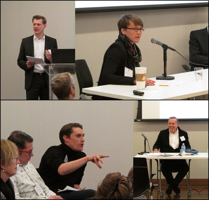 clockwise from upper left: Dr. Andre Lottmann; Friederike Knüpling; Dr. Richard Biernacki; Dr. Michael Festl