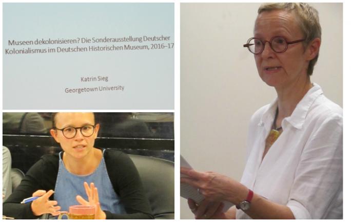 Dr. Katrin Sieg during the presentation "Wie dekolonisiert man deutsche Geschichte im Museum?" on September 25, 2017