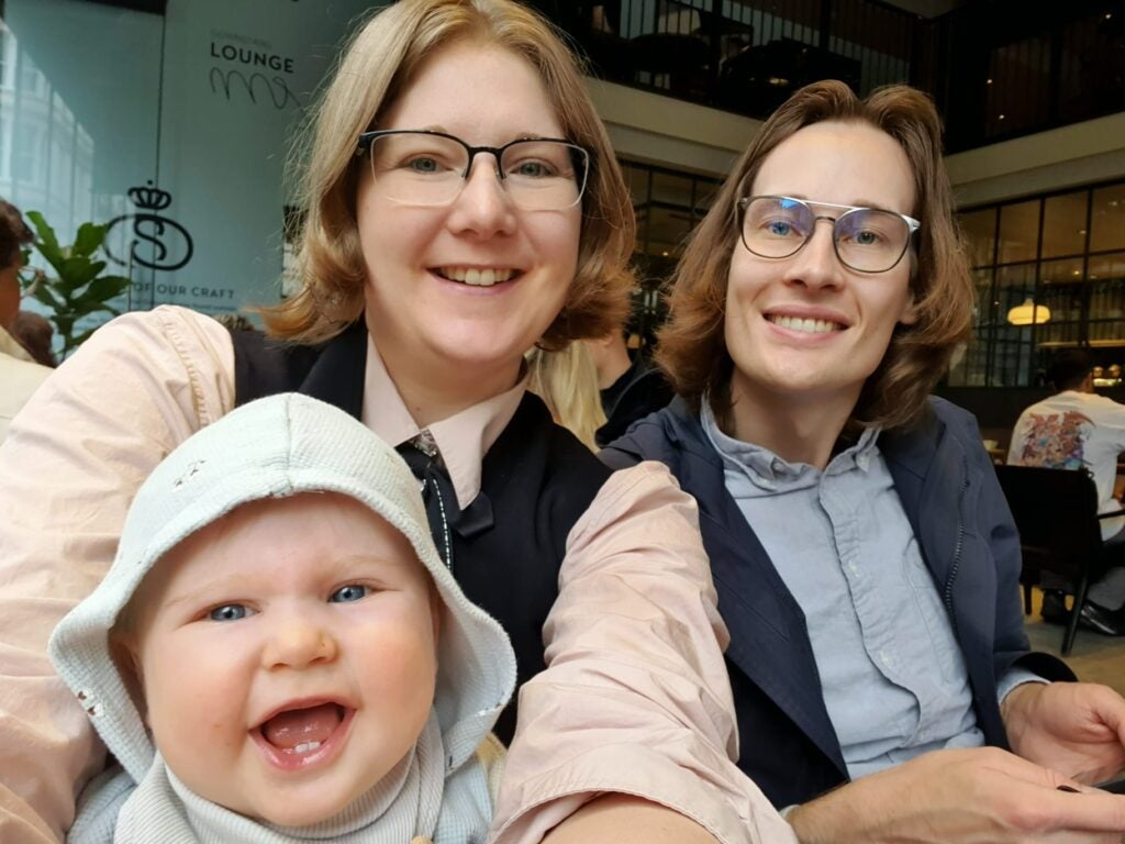 Emily and Willi Barthold with their daughter, Mina Rose