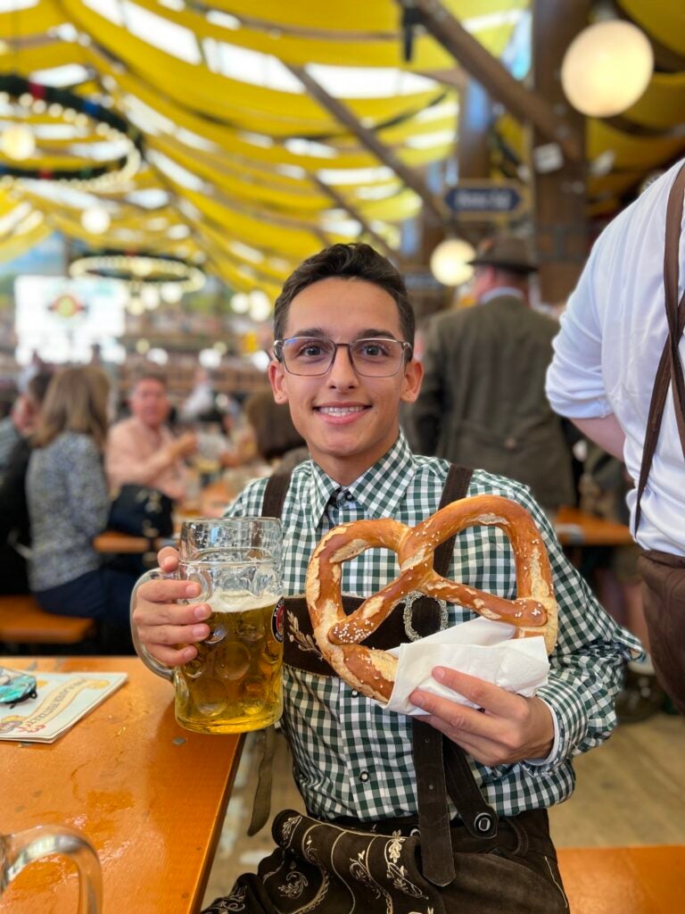 Steven Kingkiner during Oktoberfest