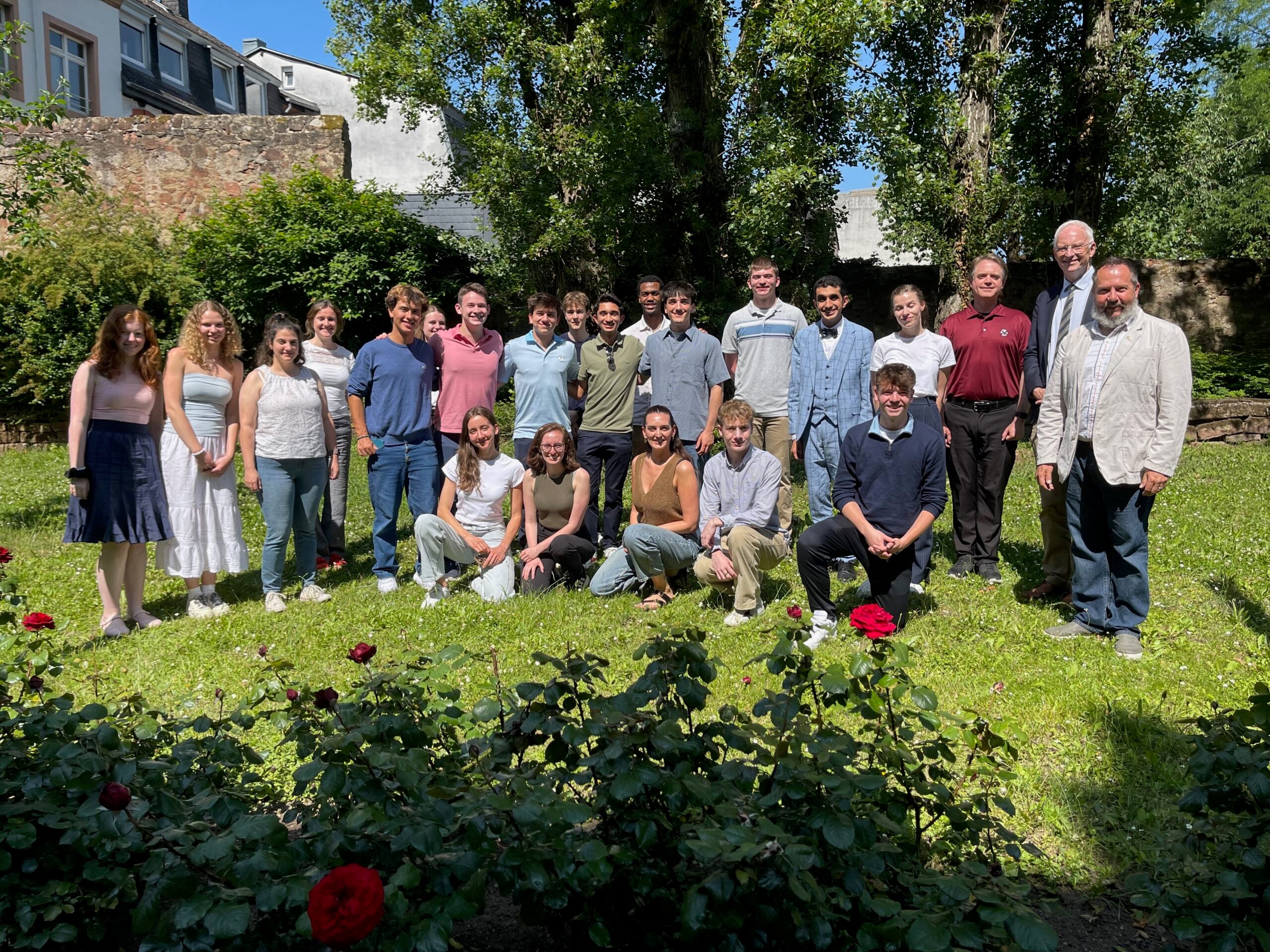 Students and instructors during the 2025 Summer in Trier study abroad program