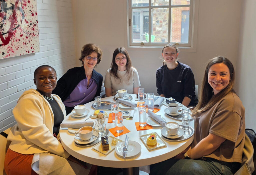 Abigail Obafemi, Prof. Friederike Eigler, Chiara Pandozzi, Zora Ruhla, and Kate Vishniakova